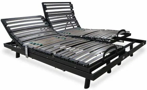 Pack Pardo: cama articulada + colchón + almohada